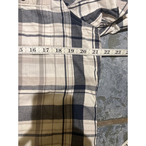 Buffalo David Bitton Men's Size XL/TP Plaid Short Sleeve Button Up Shirt - Picture 5 of 10